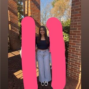 American Eagle Outfitters Light Blue Flare Jeans